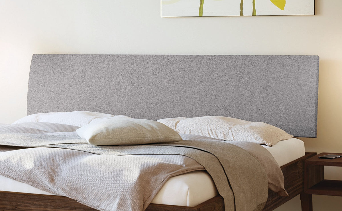 Hasena Lorenzo Bettgestell – 100 x 200 cm, Fusshöhe 25 cm, Eiche bright, geölt, Pace light grey