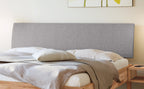 Hasena Lorenzo Bettgestell – 100 x 200 cm, Fusshöhe 20 cm, Wildeiche natur, geölt, Pace light grey