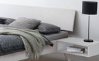 Hasena Ancona Bettgestell – 100 x 200 cm, 20 cm, MDF weiss deckend, lackiert
