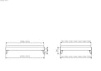 Hasena Calvari Bettgestell – 120 x 200 cm, 20 cm, MDF weiss deckend, lackiert