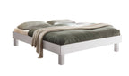 Hasena Rapallo Bettgestell – 90 x 200 cm, 20 cm, MDF weiss deckend, lackiert