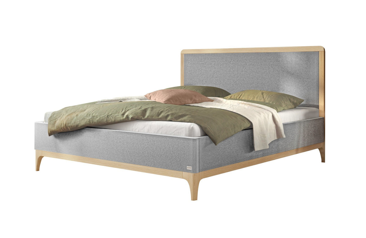 Hasena Soledad Polsterbett – 140 x 200 cm, Pace light grey