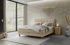 Hasena Reina Boxspringbett – 140 x 200 cm, Lovely-Top, Pace sand
