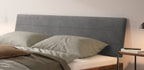 Hasena Vasto Bettgestell – 160 x 200 cm, Fusshöhe 25 cm, Kernbuche natur, geölt, Monet steel