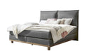 Hasena Zamora Boxspringbett – 140 x 200 cm, Glamour-Top, Monet steel