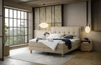 Hasena Solara Boxspringbett – 140 x 200 cm, Lovely-Top, Pace sand