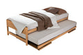 Hasena Lido Unterbett Gästebett – Star U, Buche natur, lackiert