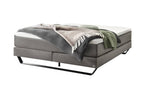 Hasena Julieta Boxspringbett – 140 x 200 cm, Glamour-Top, Monet steel