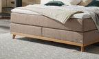 Hasena Imelda Boxspringbett – 160 x 200 cm, Glamour-Top, Pace sand