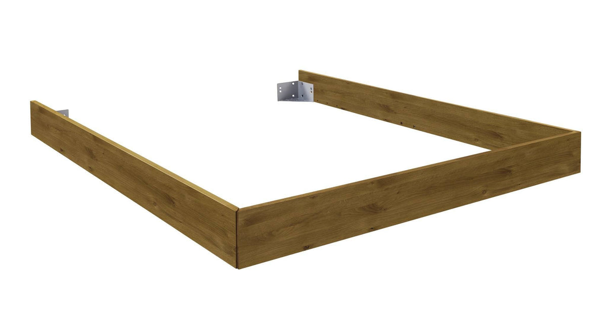 Hasena Bergamo 18/3S Bettrahmen Massivholz – 140 x 200 cm, Wildeiche natur, geölt