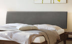 Hasena Lorenzo Bettgestell – 100 x 200 cm, Fusshöhe 25 cm, MDF weiss deckend, lackiert, Pace sand