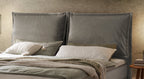 Hasena Ricarda Boxspringbett – 140 x 200 cm, Elegance-Top, Monet steel