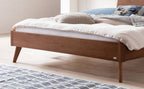 Hasena Caluso Bettgestell – 160 x 200 cm, 25 cm, MDF weiss deckend, lackiert