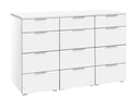 Hasena Trequatri Kommode – zerlegt, Weiss, Weiss