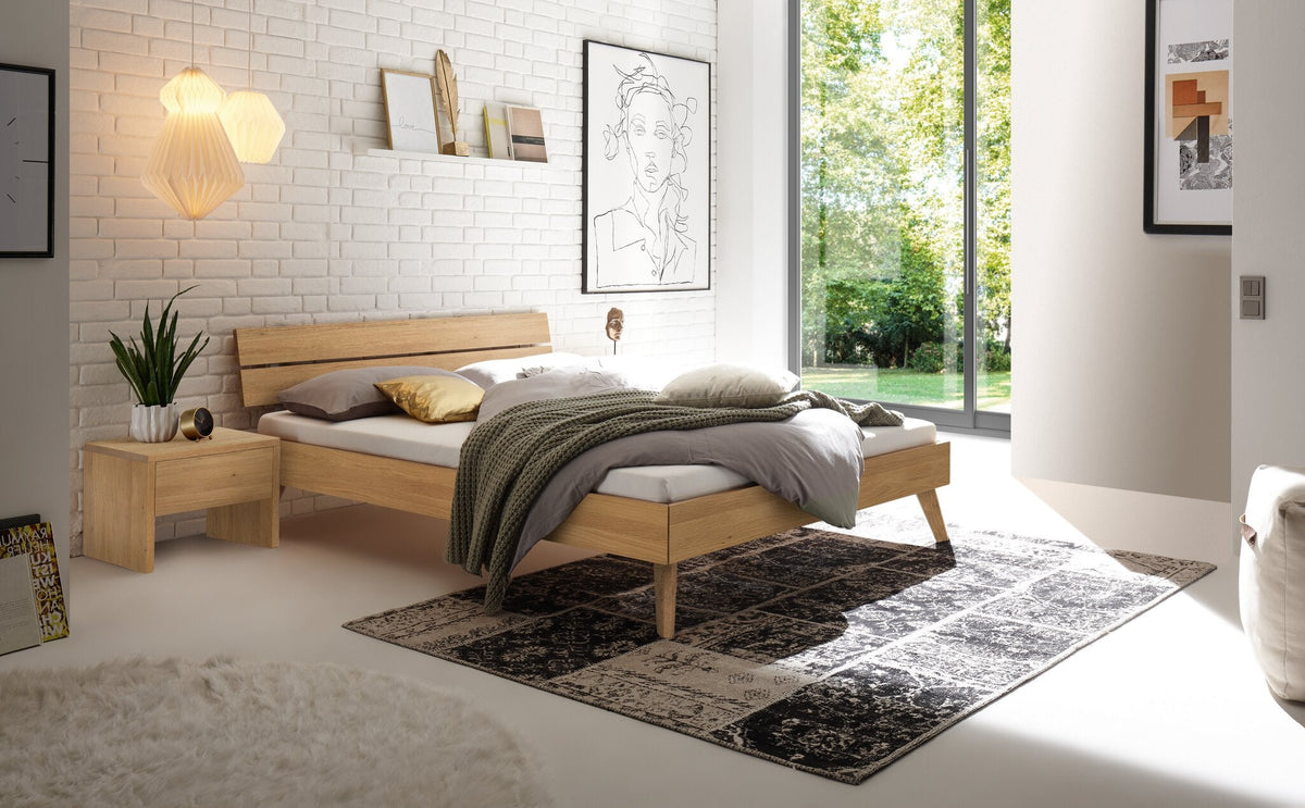 Hasena Ello Kopfteil – 140 cm, Eiche bright, geölt