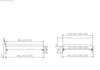 Hasena Albinia Bettgestell – 140 x 210 cm, MDF weiss deckend, lackiert