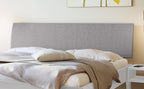 Hasena Lorenzo Bettgestell – 100 x 200 cm, Fusshöhe 20 cm, MDF weiss deckend, lackiert, Pace light grey