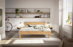 Hasena Forti Bettgestell – 90 x 200 cm, 25 cm, Eiche bright, geölt