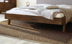 Hasena Lorenzo Bettgestell – 100 x 200 cm, Fusshöhe 25 cm, Eiche bright, geölt, Pace grey