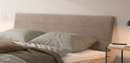 Hasena Vasto Bettgestell – 160 x 200 cm, Fusshöhe 25 cm, MDF weiss deckend, lackiert, Pace grey