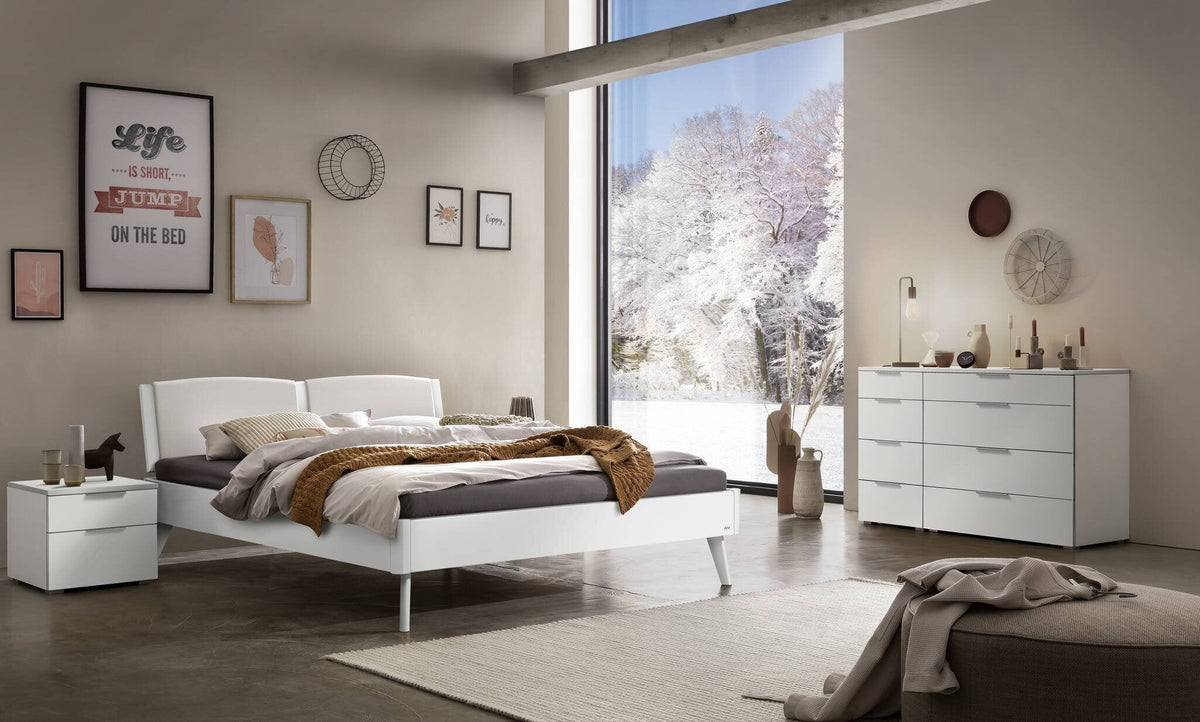 Hasena Cassino Kommode – teilmontiert, Weiss, Weiss