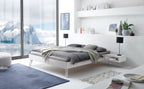 Hasena Calvari Bettgestell – 90 x 200 cm, 25 cm, MDF weiss deckend, lackiert