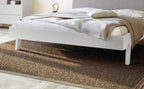 Hasena Lorenzo Bettgestell – 100 x 200 cm, Fusshöhe 20 cm, MDF weiss deckend, lackiert, Pace grey