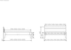 Hasena Xyvola Bettgestell – 120 x 190 cm, 25 cm, MDF weiss deckend, lackiert