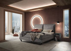 Hasena Celina Boxspringbett – 140 x 200 cm, Lovely-Top, Pace grey
