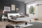 Hasena Albinia Bettgestell – 160 x 200 cm, MDF weiss deckend, lackiert