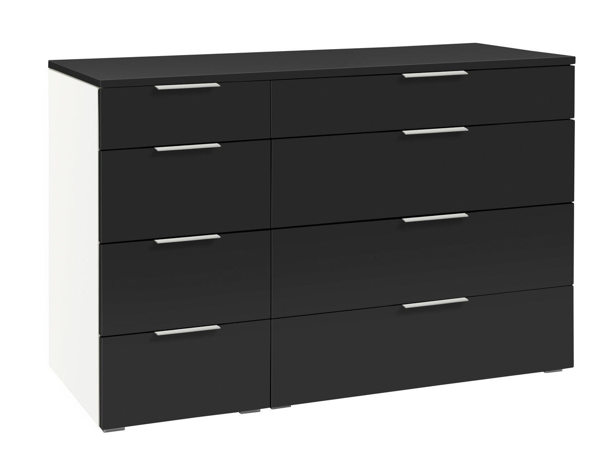 Hasena Cassino Kommode – zerlegt, Schwarz, Weiss