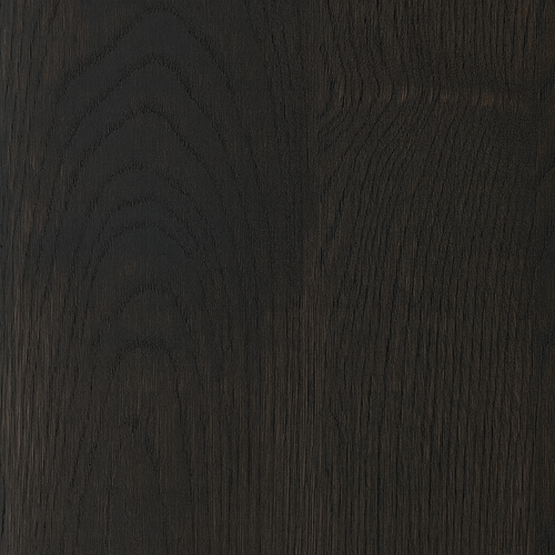 Nahaufnahme einer dunklen Holzmaserung aus Raucheiche mit natürlicher Struktur und feiner Oberfläche als Muster für Möbel