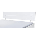 Hasena Movie Line Designbett Nia2 - Modernes Bett mit weißem Kopfteil und eleganter Linienführung